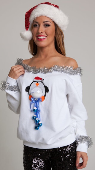 10 etsy ugly christmas sweaters to look cute feel penguin christmas sweaters
