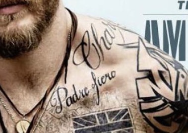 Tom Hardy's Tattoos from the 'Esquire Magazine' Cover ...