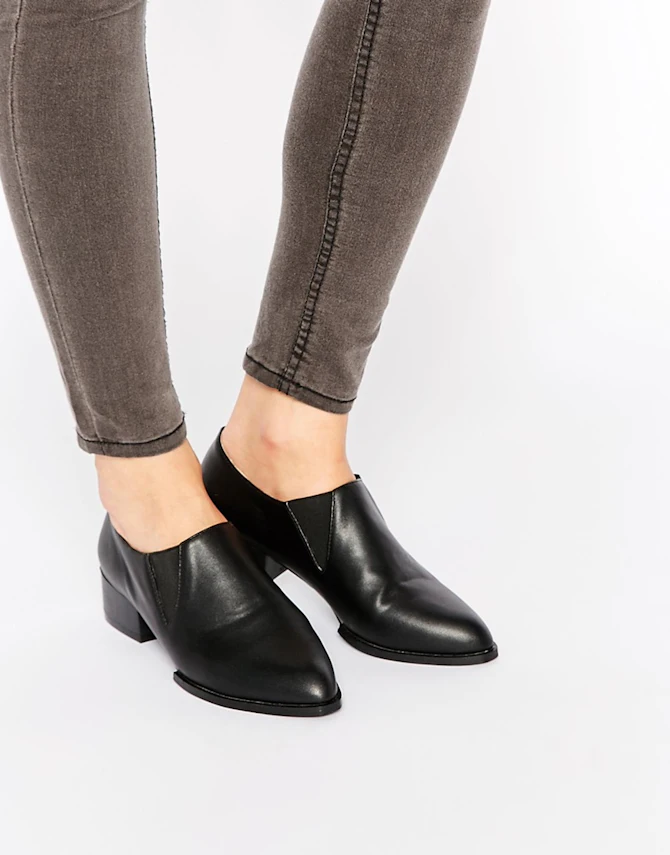 black kitten block heels