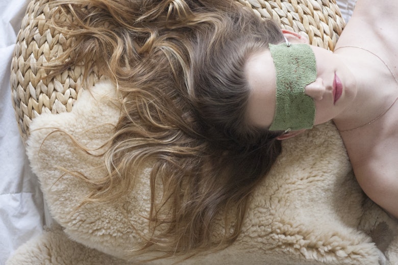 A Homemade Eye Mask DIY Infused Cucumber And Herbs Basically Guaranteed