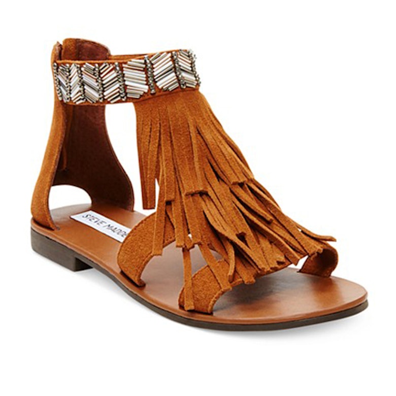 Steve Madden Gianni Fringe Sandal, 76, swell