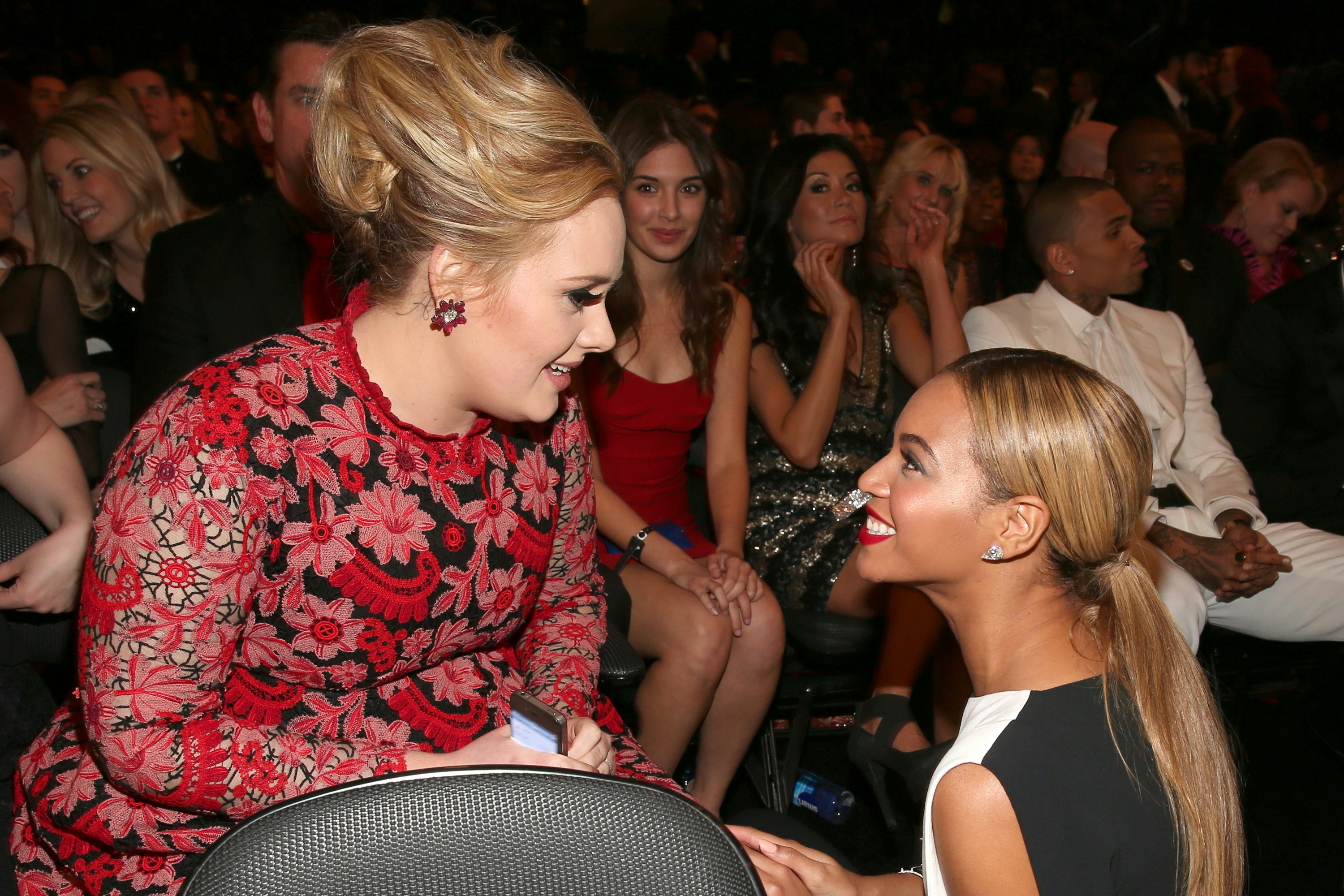 Adele with celebs 2011