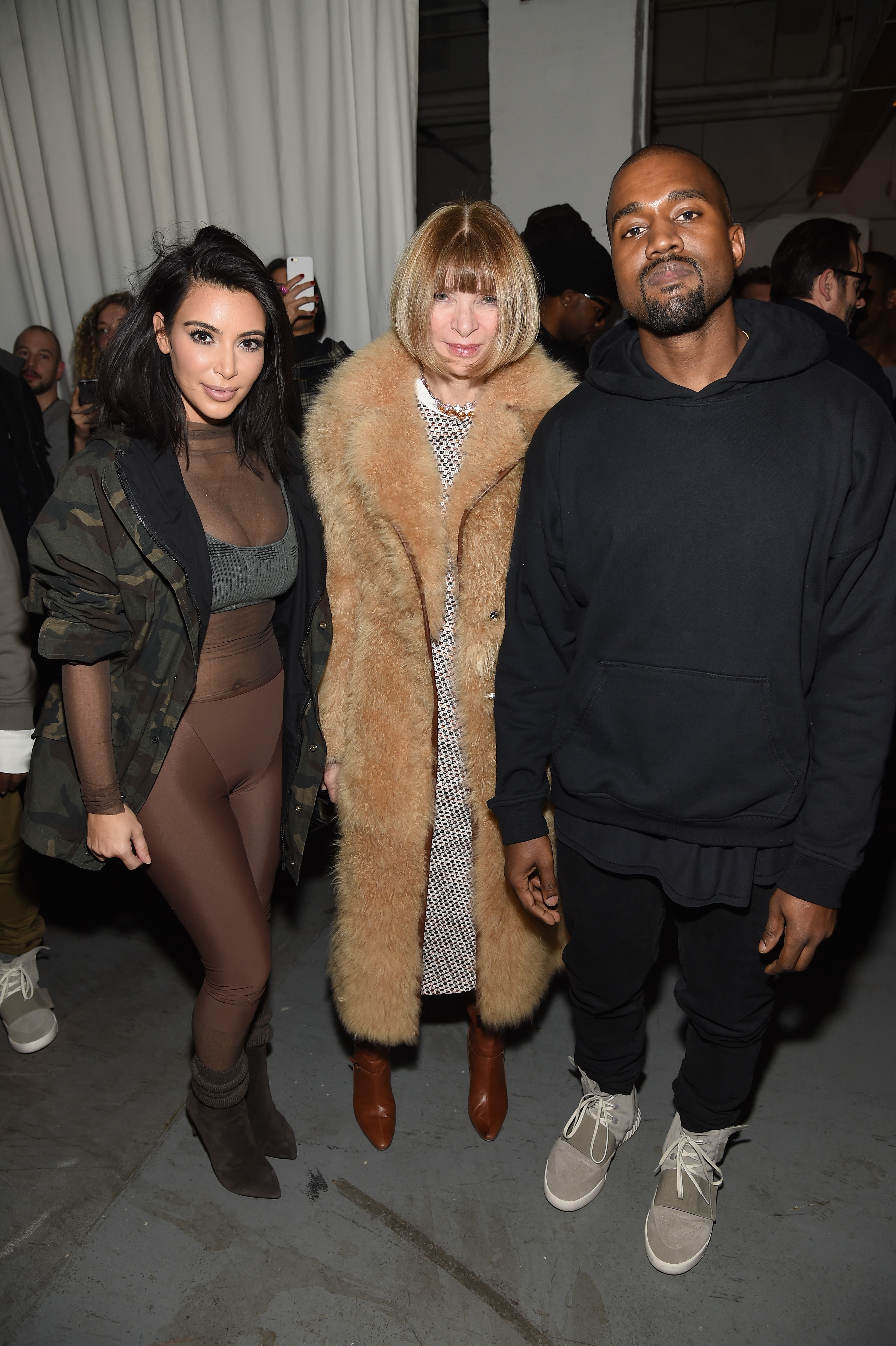Кани вест и его жена. Kanye West и Anna Wintour. Kanye West жена.