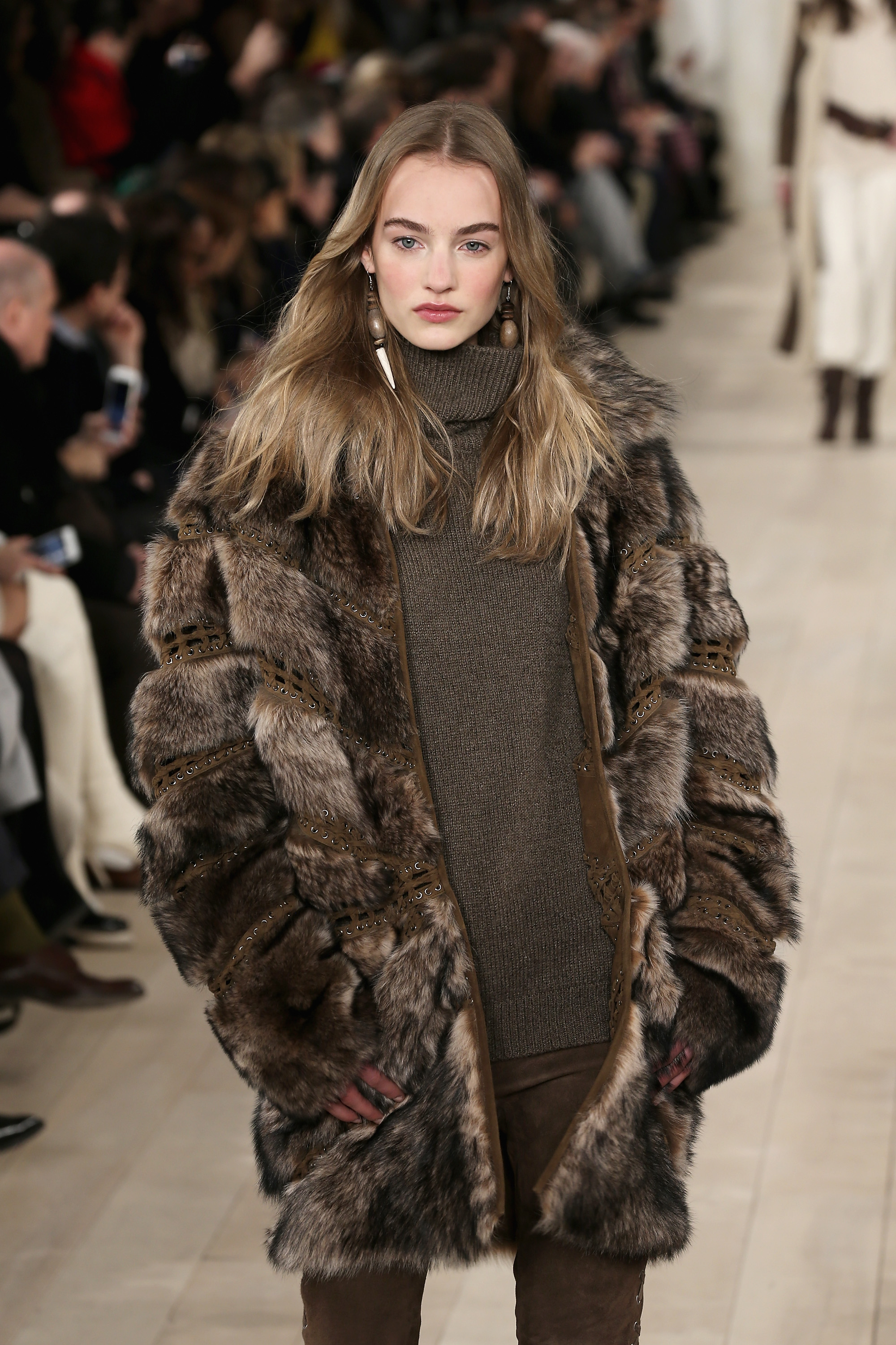 Ralph Lauren's Furry Fall 2015 