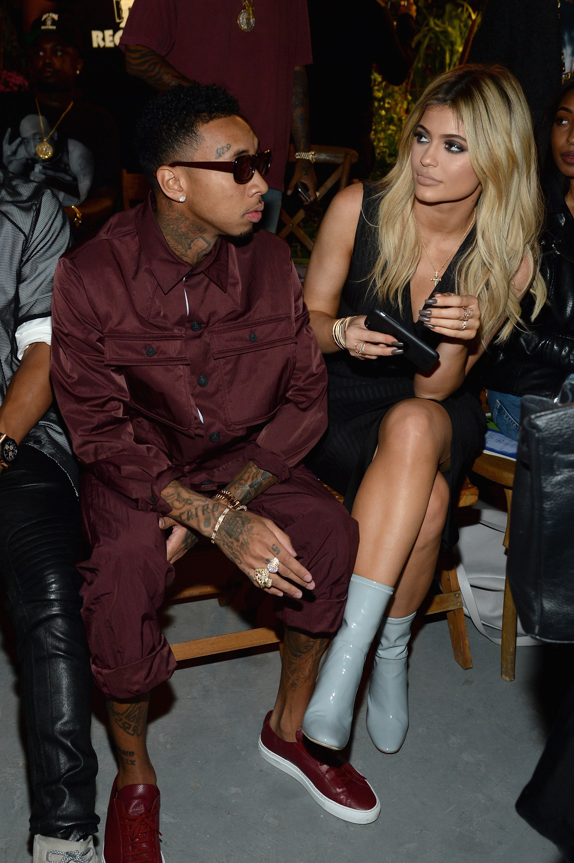 Kylie Jenner utters four words to shut down Tyga rumors Were not broken  up  Los Angeles Times