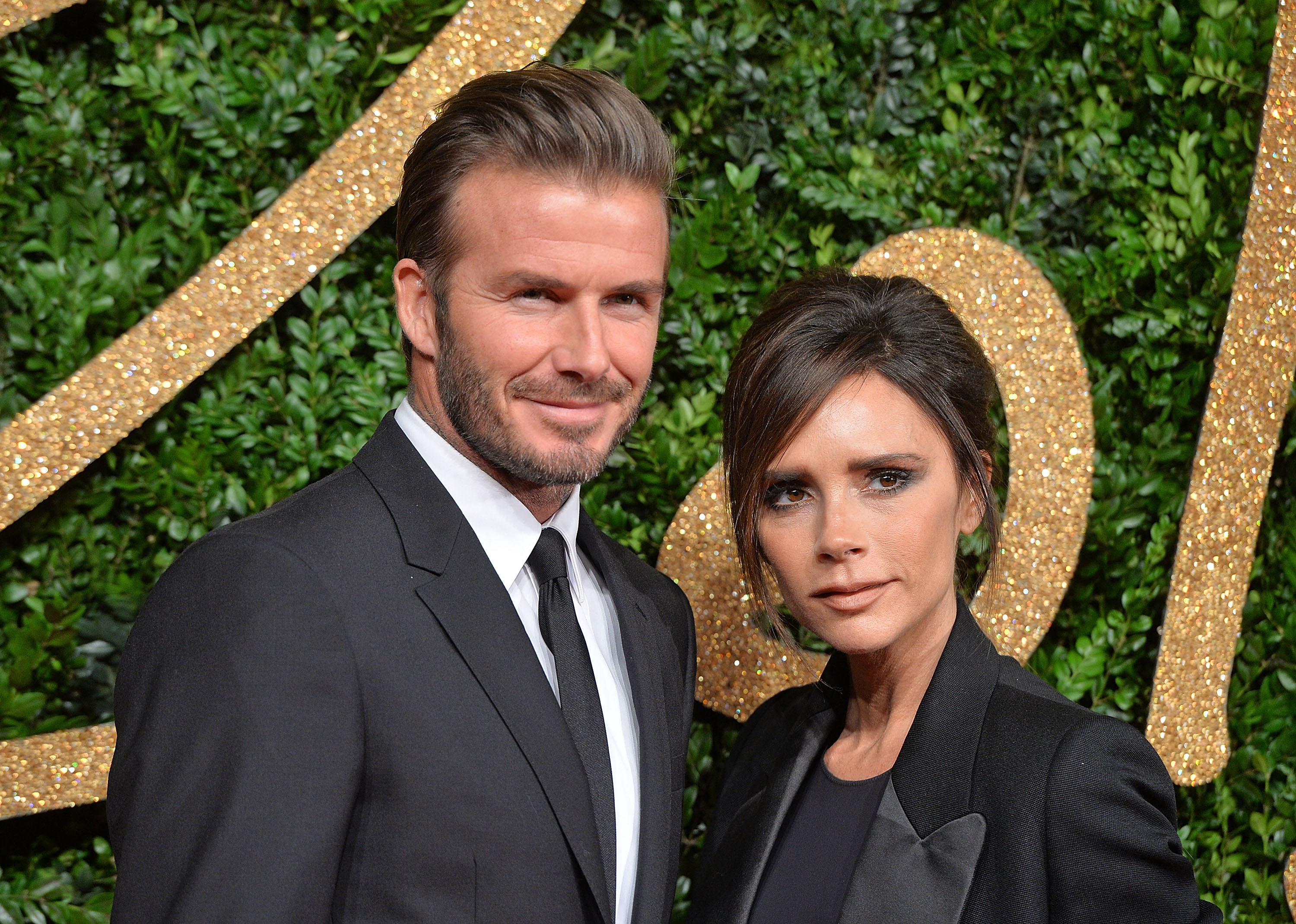 Victoria And David Beckham Nail His-And-Hers Suits