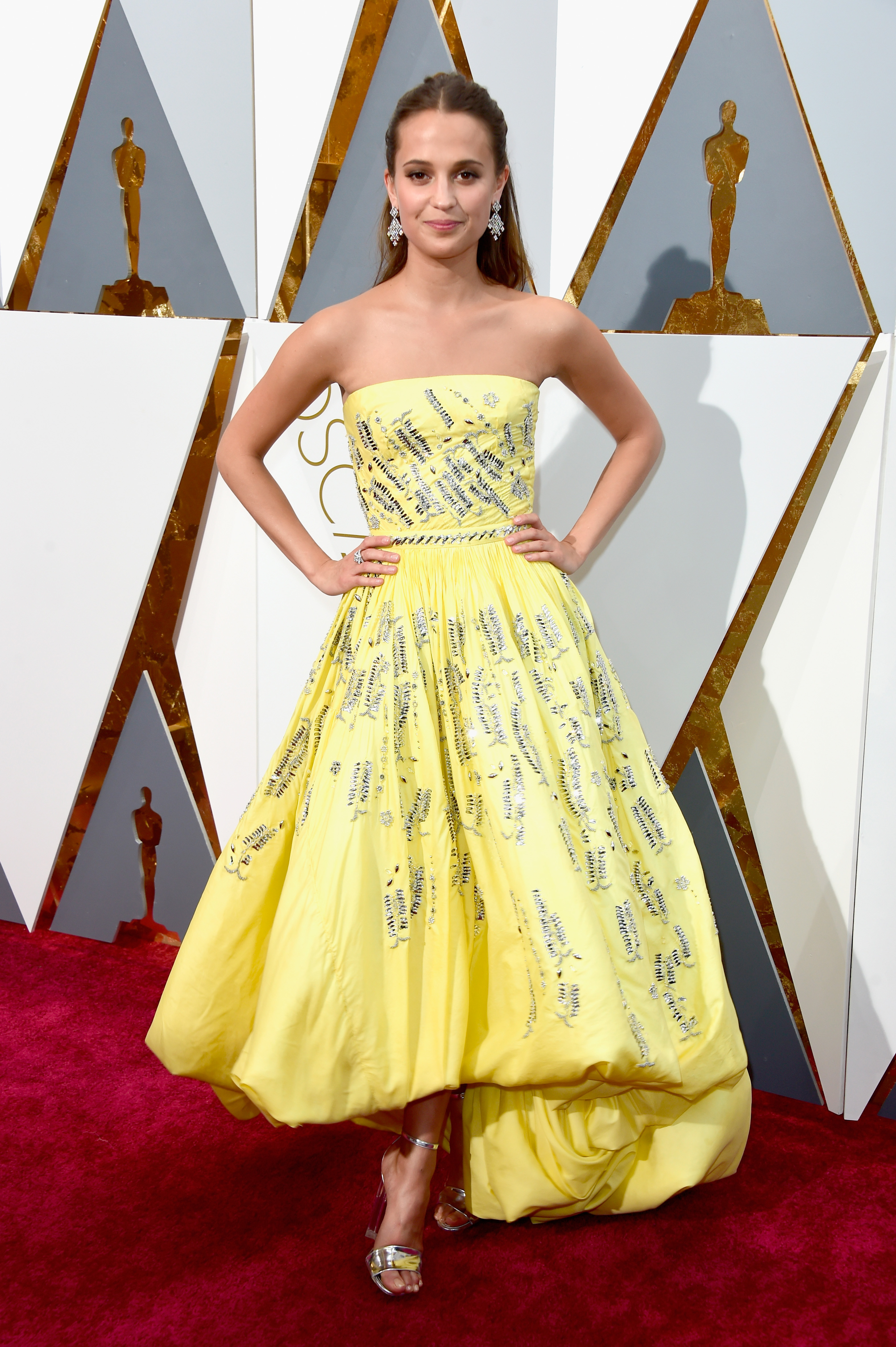 Alicia Vikander Oscars Dress - Alicia Vikander Disney