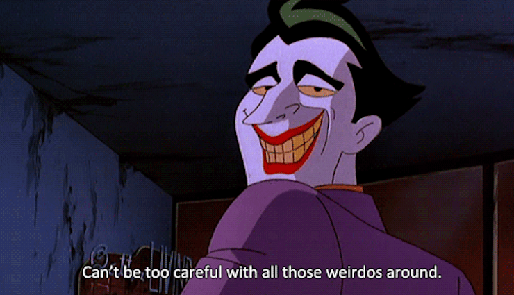 Image result for joker dcau can't be too careful