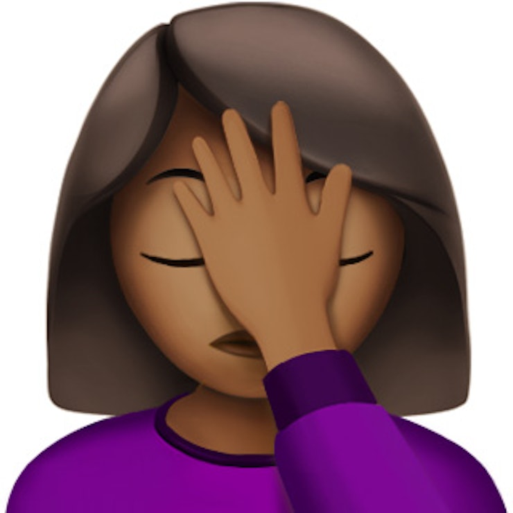 Image result for hand over face black girl emoji