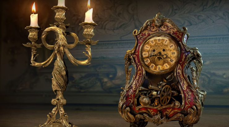 Znalezione obrazy dla zapytania beauty and the beast furniture