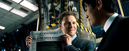 Resultado de imagem para seth rogen the green hornet gif