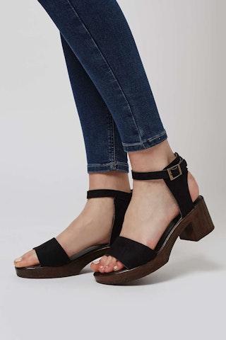 heeled sandal dupe