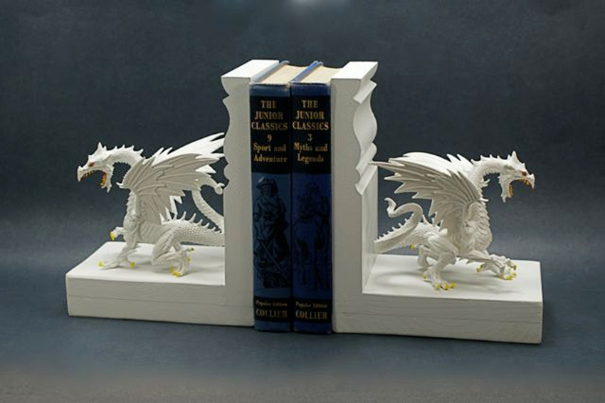 12 Unique Bookends To Give Your Bookshelf Some Extra Personality