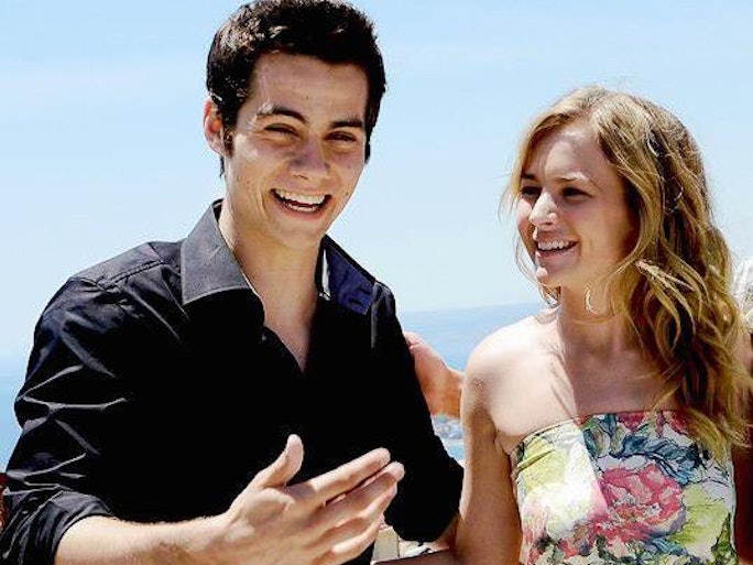 Dylan OBrien And Britt Robertson Dylan OBrien And Britt Robertson