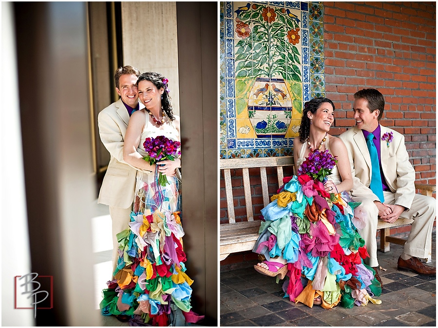 Rainbow Flower Wedding Dress Fashion Dresses