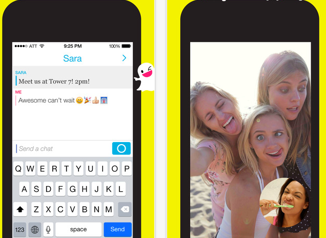 snapchat update app apps screenshots sexting snaps features stories users s...