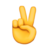 Image result for two fingers emoji