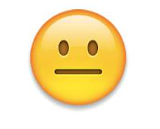 Straight Face Emoji : Straight Face Emoji Meaning with Pictures: from A ...